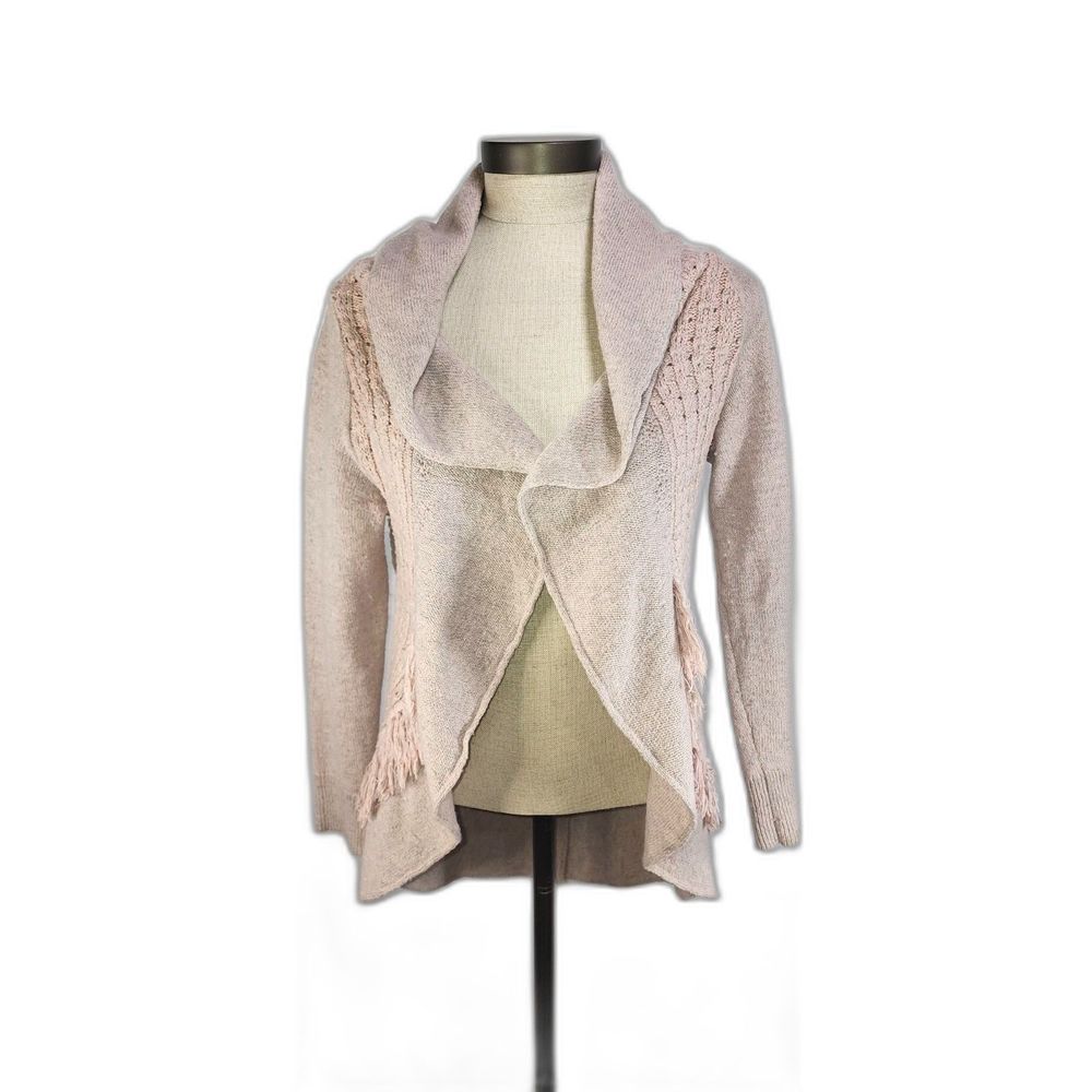 Abercrombie Fringed Cardigan by Knitted & Knotted Size S